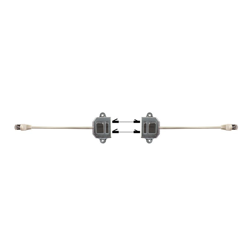 Logilink-  T-Adapter Rj45 Plug->2 X Rj45 Jack 2 X 10/100baset
