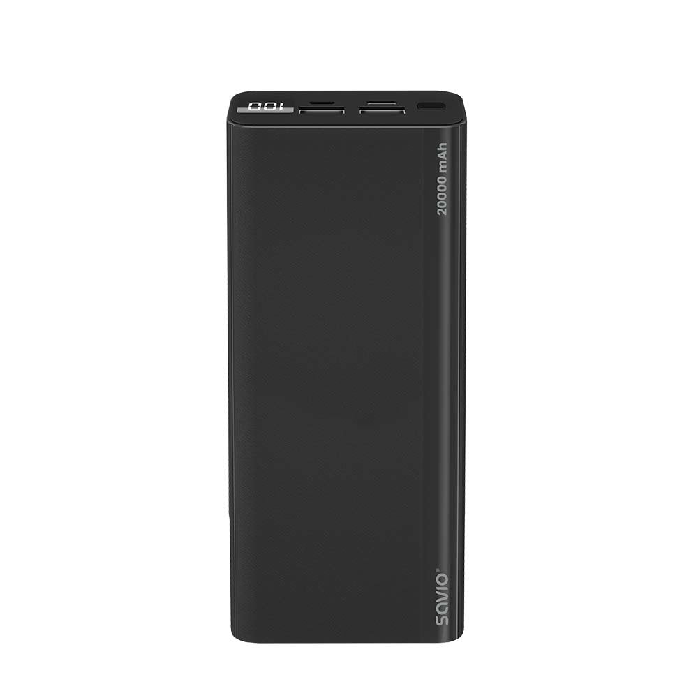 Savio Powerbank 20000 Mah Negro Ba-05
