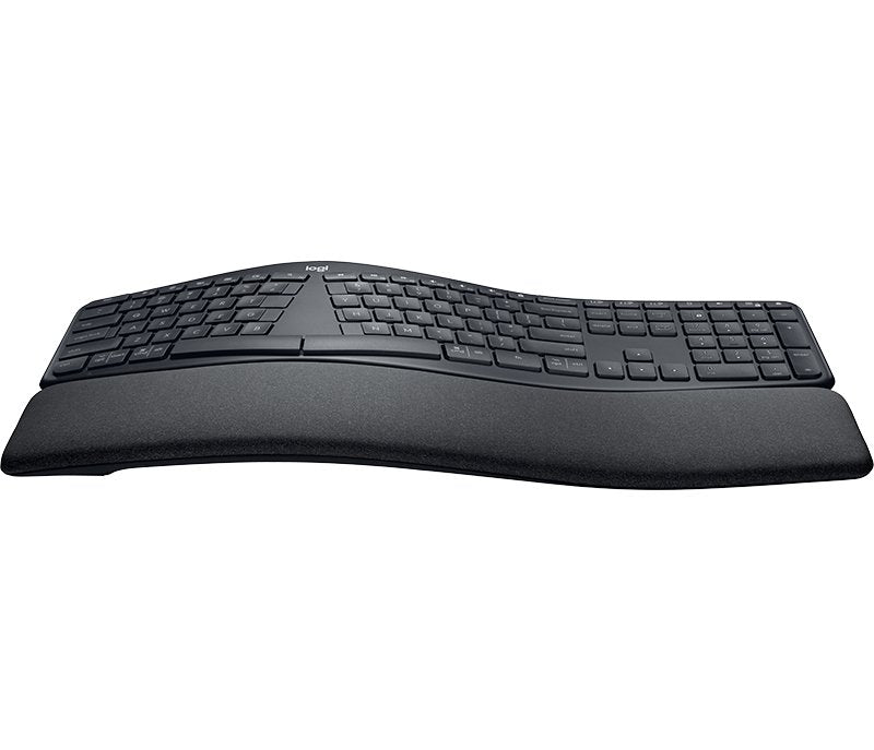 Teclado Nórdico Logitech Ergo K860 Rf Wireless + Bluetooth Qwerty Grafito (Logitech Ergo K860 Keyboard Rf Wireless + Bluetoot)
