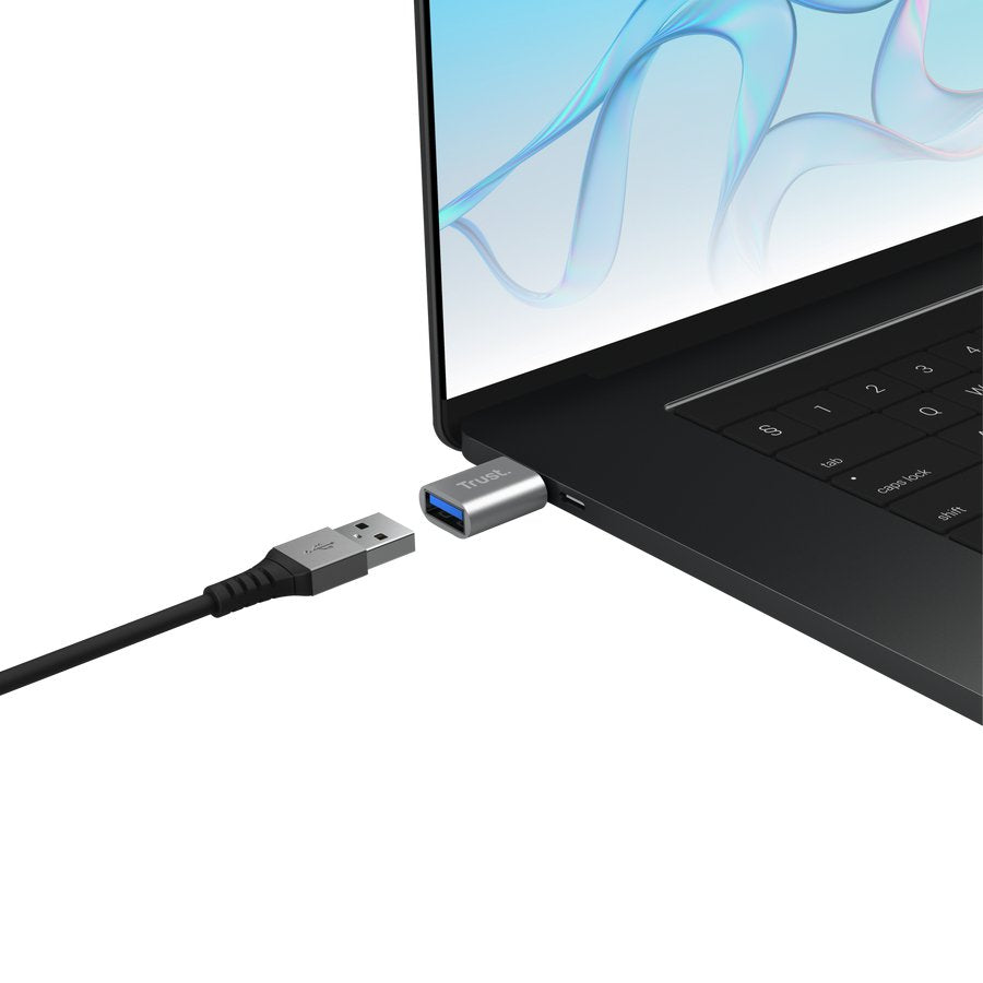 Adaptador Usb-C 3.2 Macho A Usb 3.2 Tipo A Hembra 10gb/S Pack 2 Uds Negro