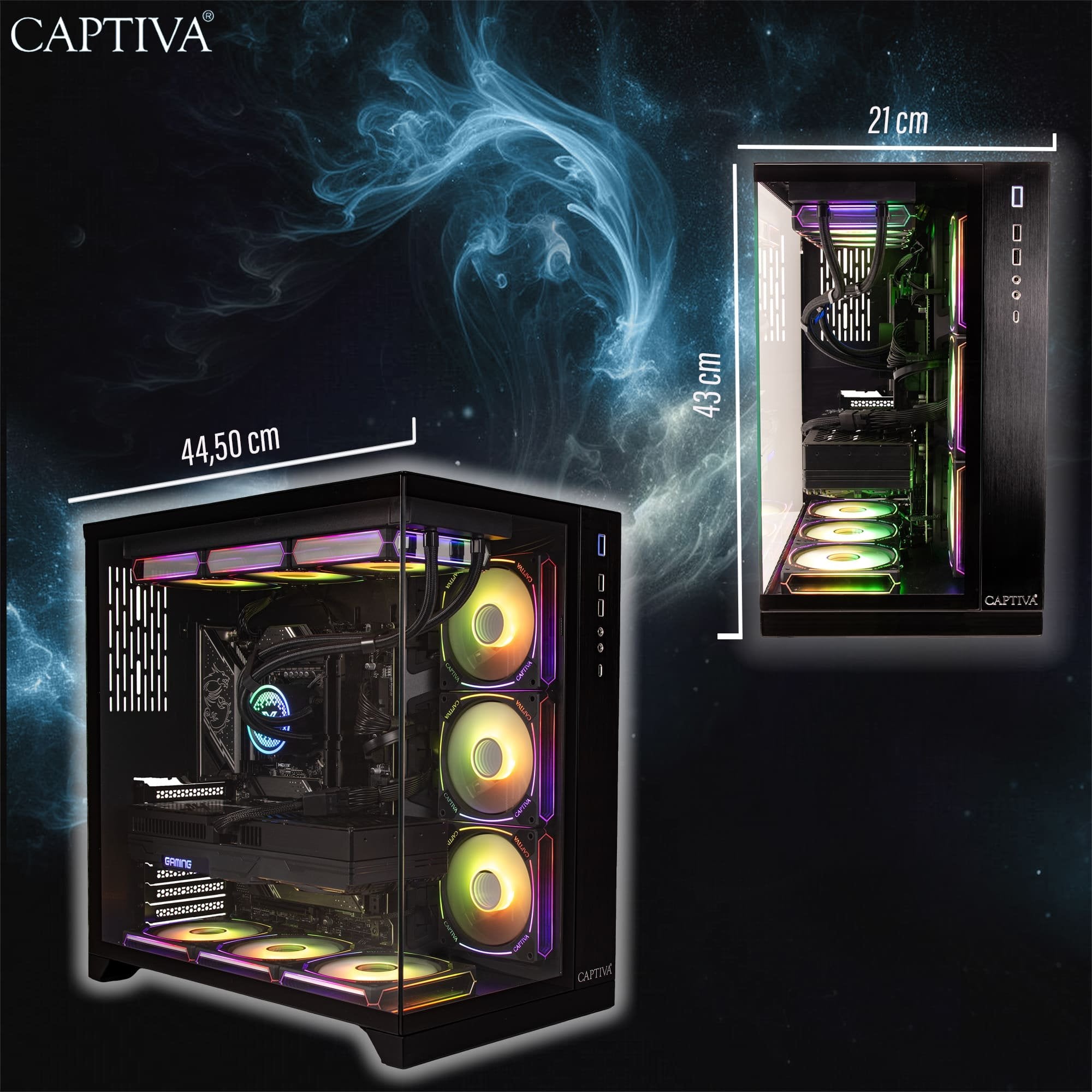 EAN 4046373890202 - CAPTIVA PC Highend Gaming I89-020 (i9-14900KF/RTX5080 16GB GDDR7/SSD 2TB/64GB/WLAN/Windows 11 Home 64-bit imagen 5