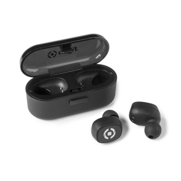 Celly Earphones Bluetooth Bhtwinsbk Bh Twins Black