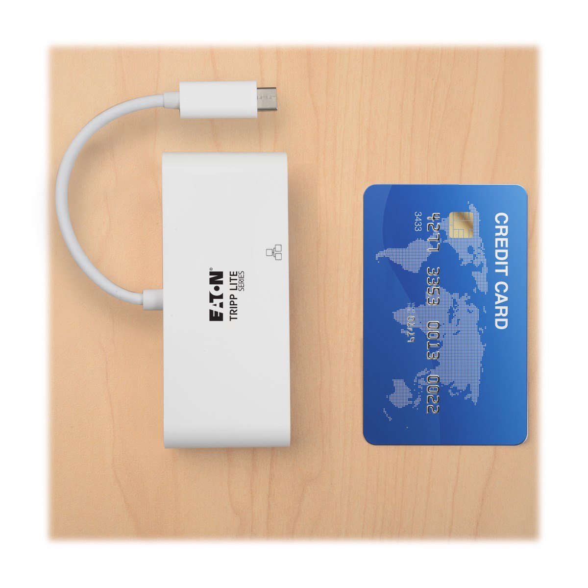 Eaton Tripp Lite   Usb-C Multiport Adapter Vga Usb-A Port Gbe And Pd Charging White