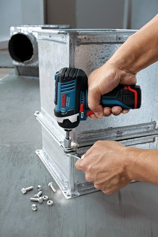 Atornillador De Impacto Bosch Professional  Inalámbrico Gdr 12v-105 Professional Solo, 12 Voltios Azul/Negro, Sin Batería Ni Cargador 06019a6901