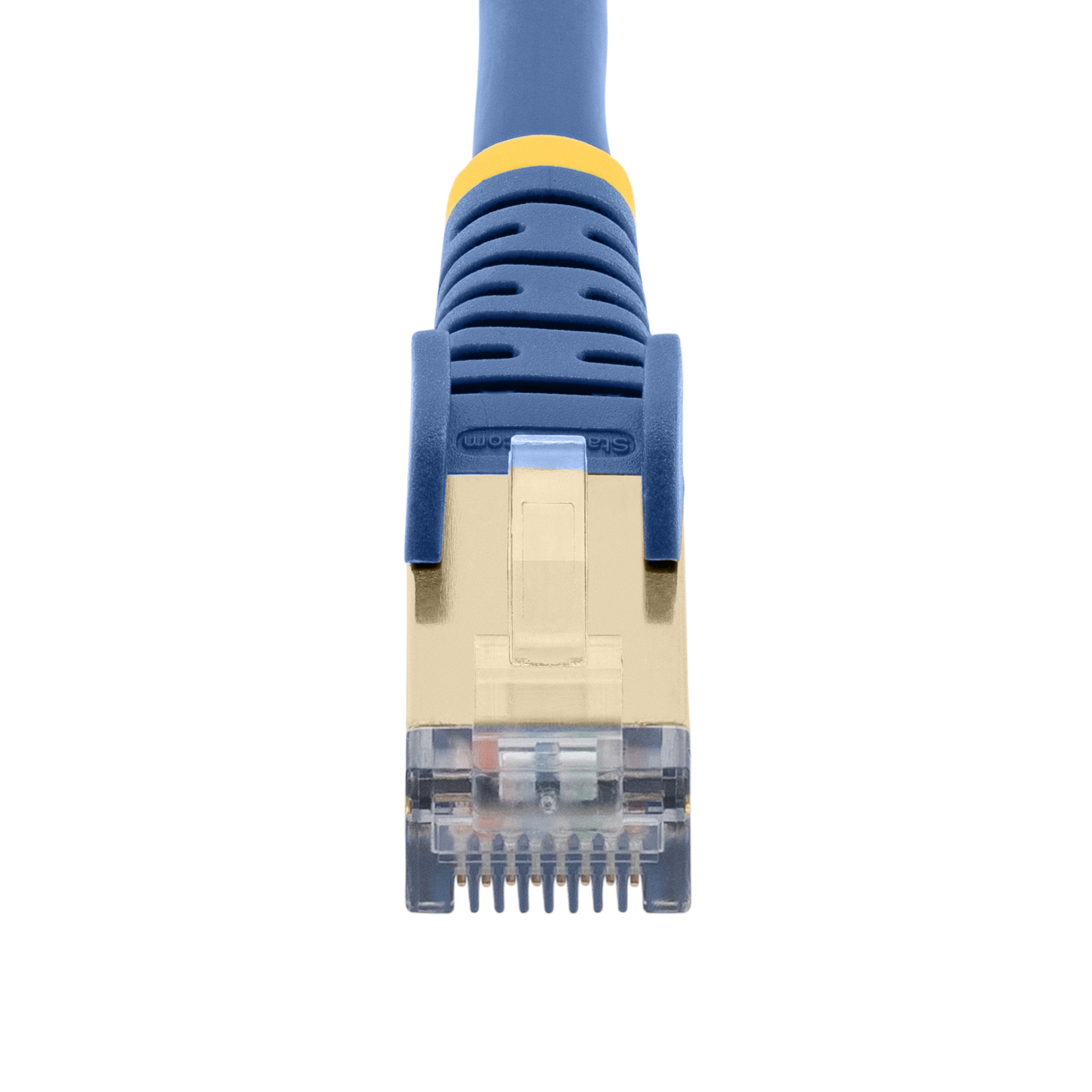 Startech.Com Cable De 1,5m De Red Ethernet Cat6a Azul Sin Enganches Con Alambre De Cobre, 1,5 M, Cat6a, U/Ftp (Stp), Rj-45, Rj-45, Azul