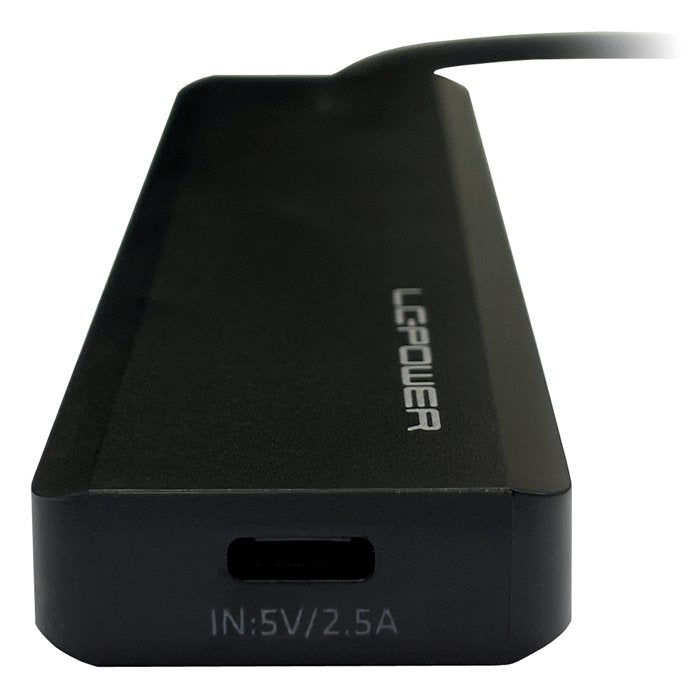 Lc-Power Lc-Hub-U3-4-C 2xusba 1xusb-C Black Retail
