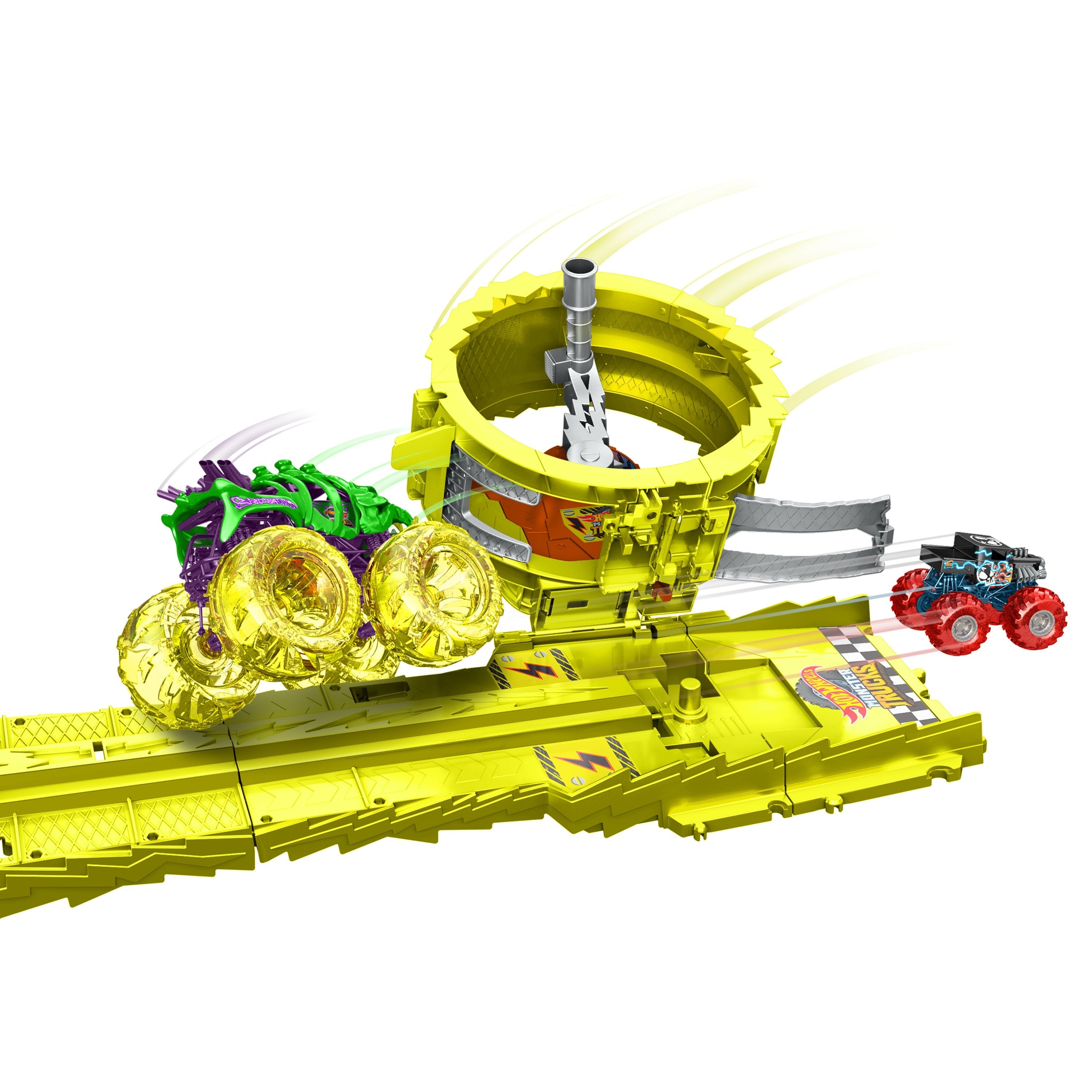 Vehículo  Hot Wheels Monster Trucks Power Chase Hxt05