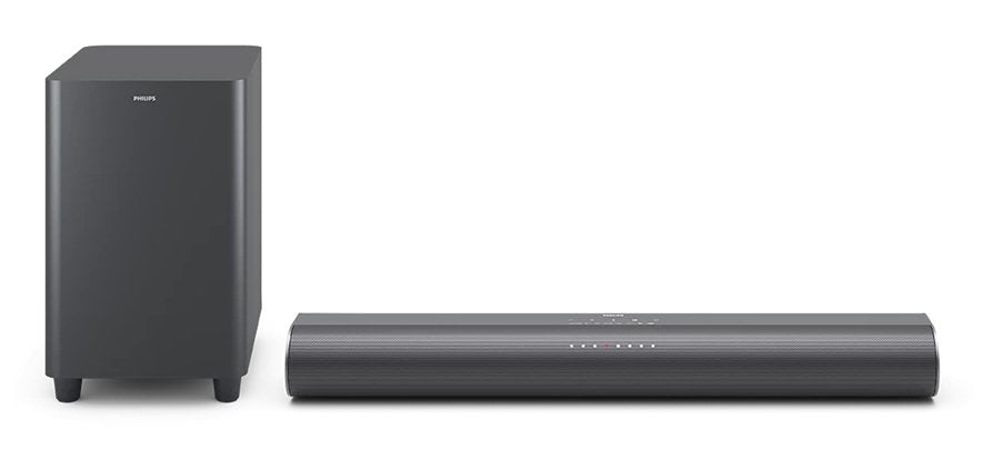 Philips Tab6100/10 2.1 80 W Gris - Barra De Sonido  Con Subwoofer