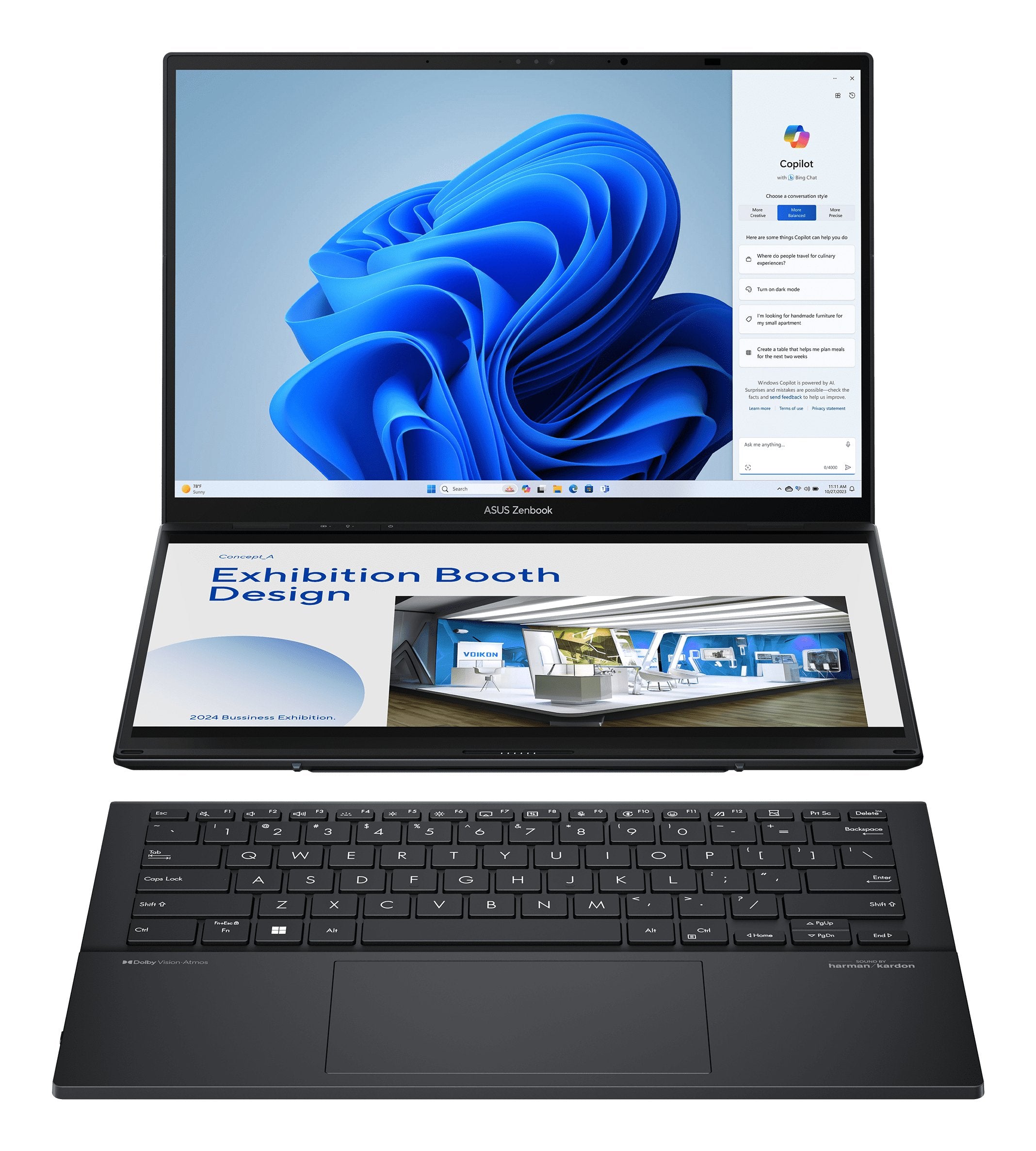 EAN 4711387582985 - ASUS Zenbook Duo UX8406MA-QL396W Híbrido (2-en-1) 35,6 cm (14") Pantalla táctil LPDDR5x-SDRAM Wi-Fi 6E (8 imagen 3