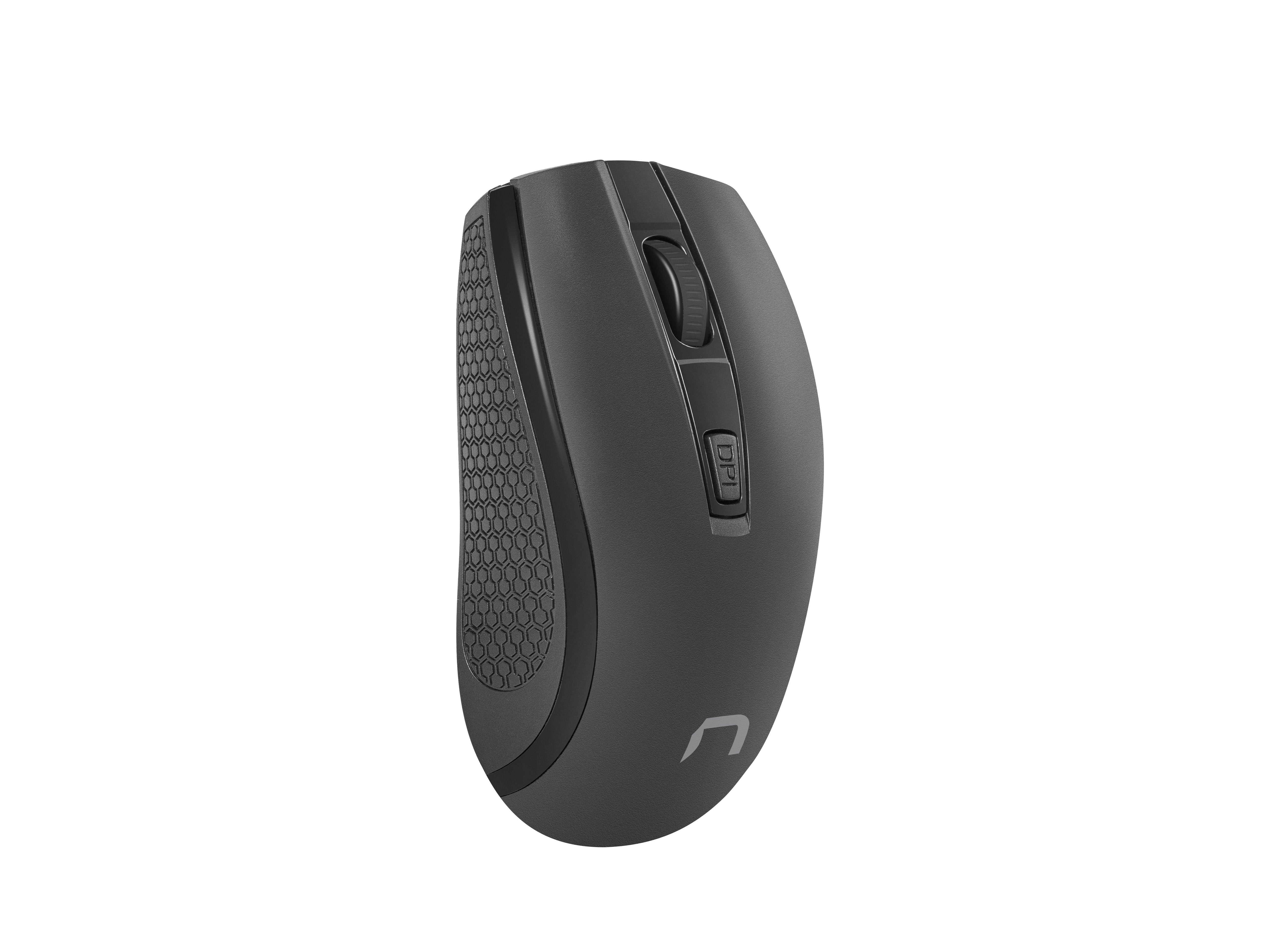 Raton Natec Jay 2 Inalambrico 1600dpi Optical Negro