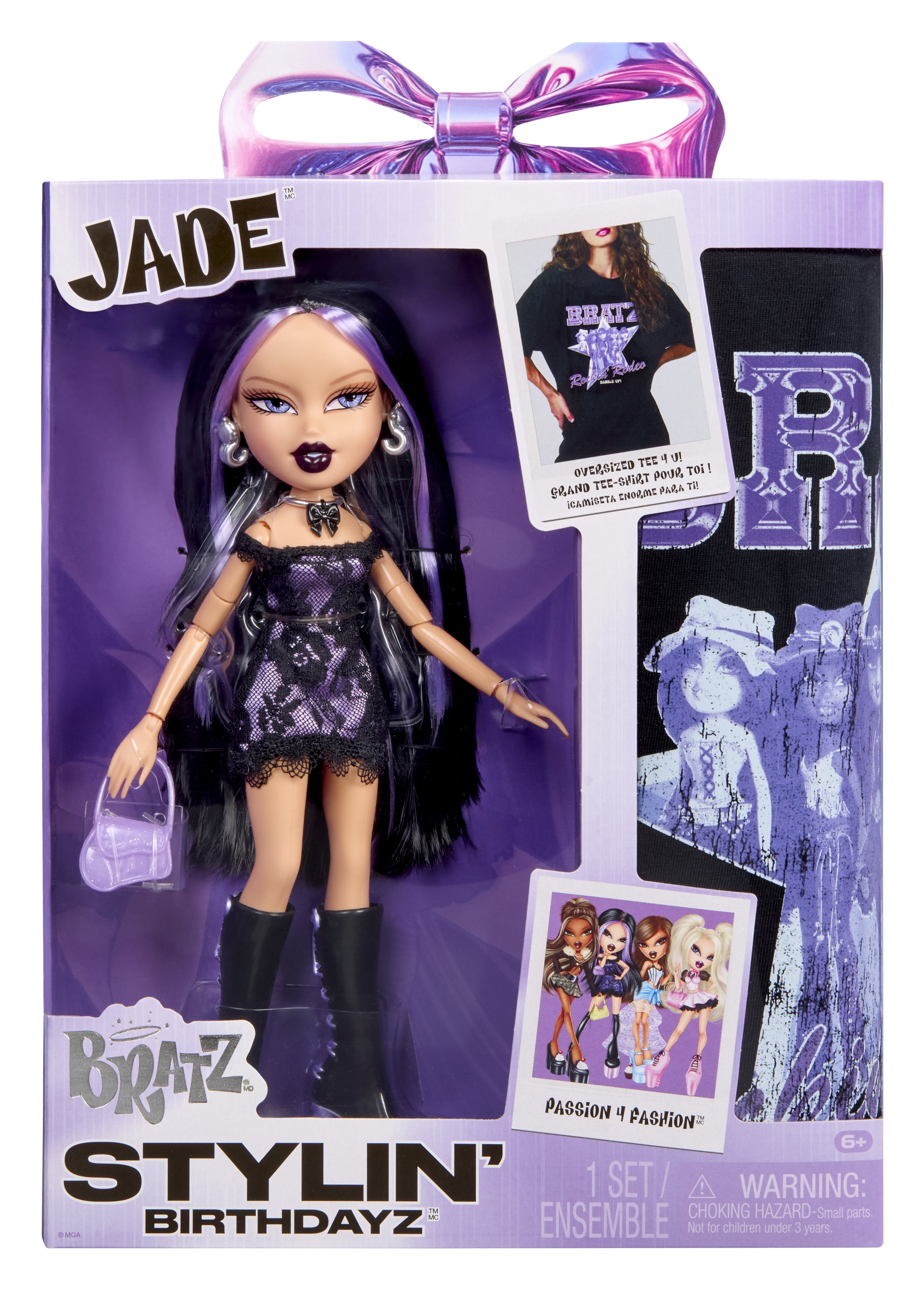 Muñeca Jade + Camiseta Birthday Stylin Bratz
