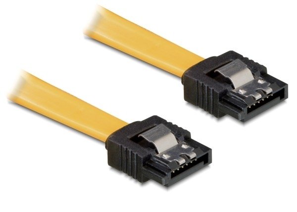 EAN 4043619824731 - DeLOCK 0.3m SATA Cable cable de SATA 0,3 m Amarillo imagen 1