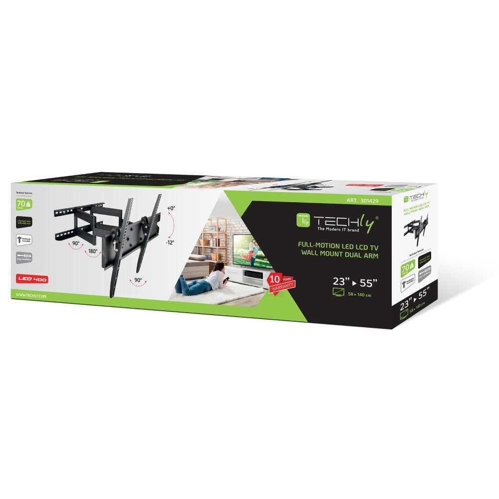 EAN 8057685301429 - Techly ICA-PLB 147M soporte para TV 139,7 cm (55") Negro imagen 2