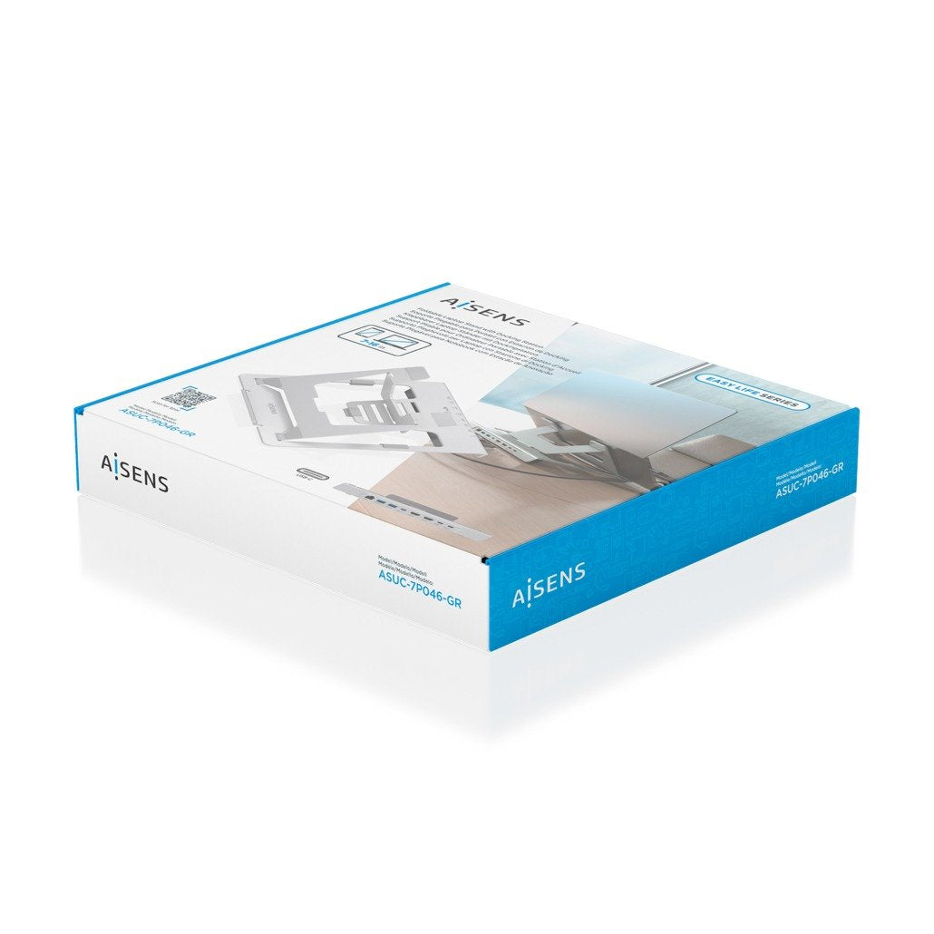 EAN 8435739905203 - AISENS ASUC-7P046-GR soporte para ordenador portátil Soporte para ordenador portátil y tableta 40,6 cm (1 imagen 9