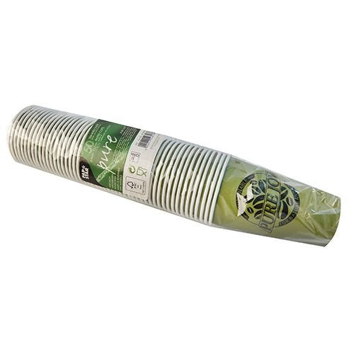 Papstar Pure Joy Einweg-Kaffeebecher 8 Cm 0,3 L Verde