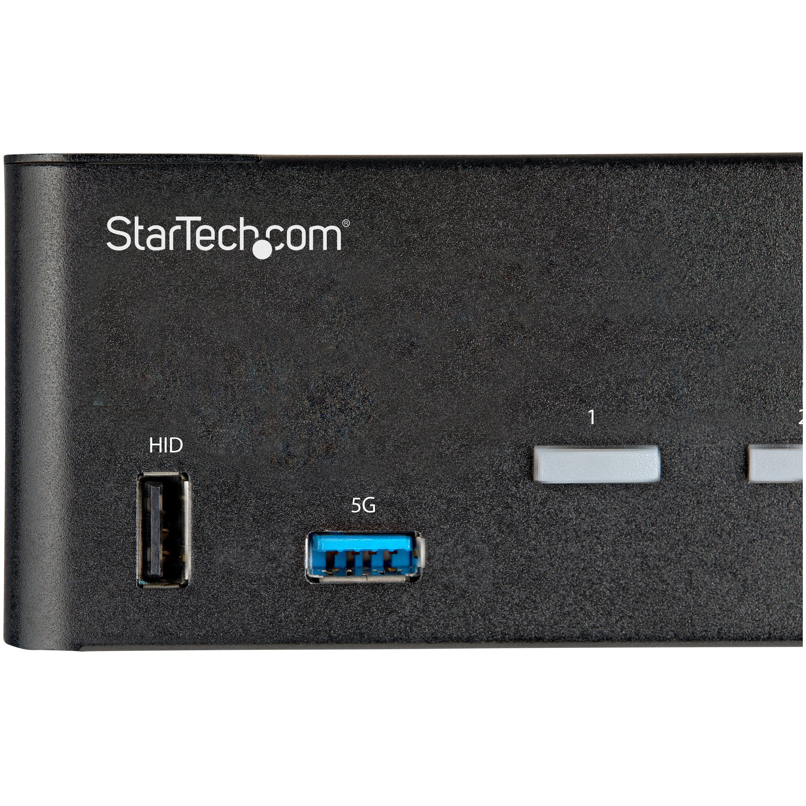 Startech Switch Kvm 2 Puertos Hdmi 2.0 4k Para 2 Monitores - Vídeo De 4k Y 60hz Ultra Hd - Hdr