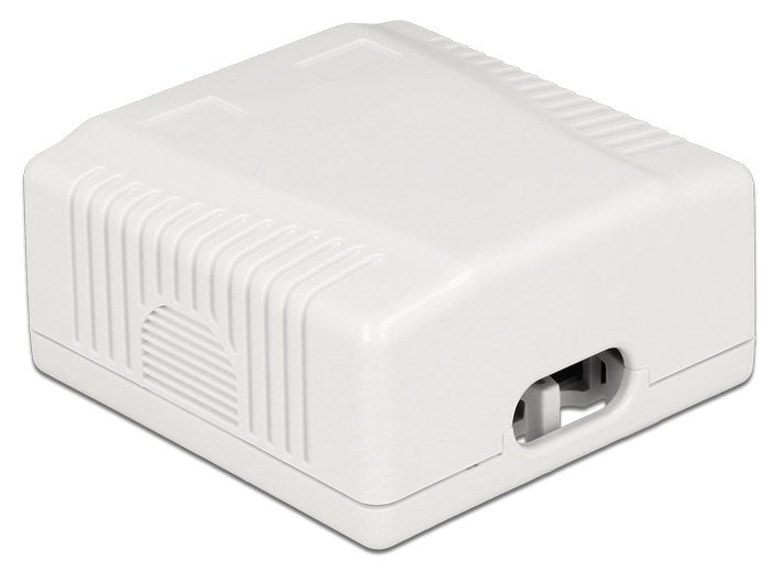 Delock 86197 Roseta Con 2 Toma Red Cat. 6a Lsa De Pared