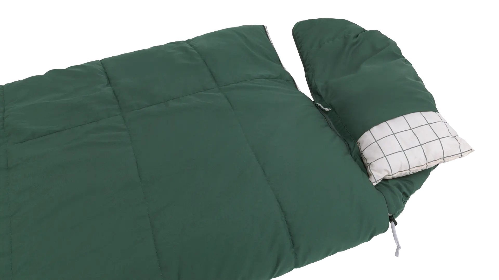 Saco De Dormir Outwell Camper Prime, Cremallera Izquierda, Verde.