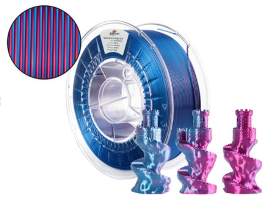 Filament Spectrum · Pla Magic Silk · Aurora Bloom · 1.75mm · 1kg