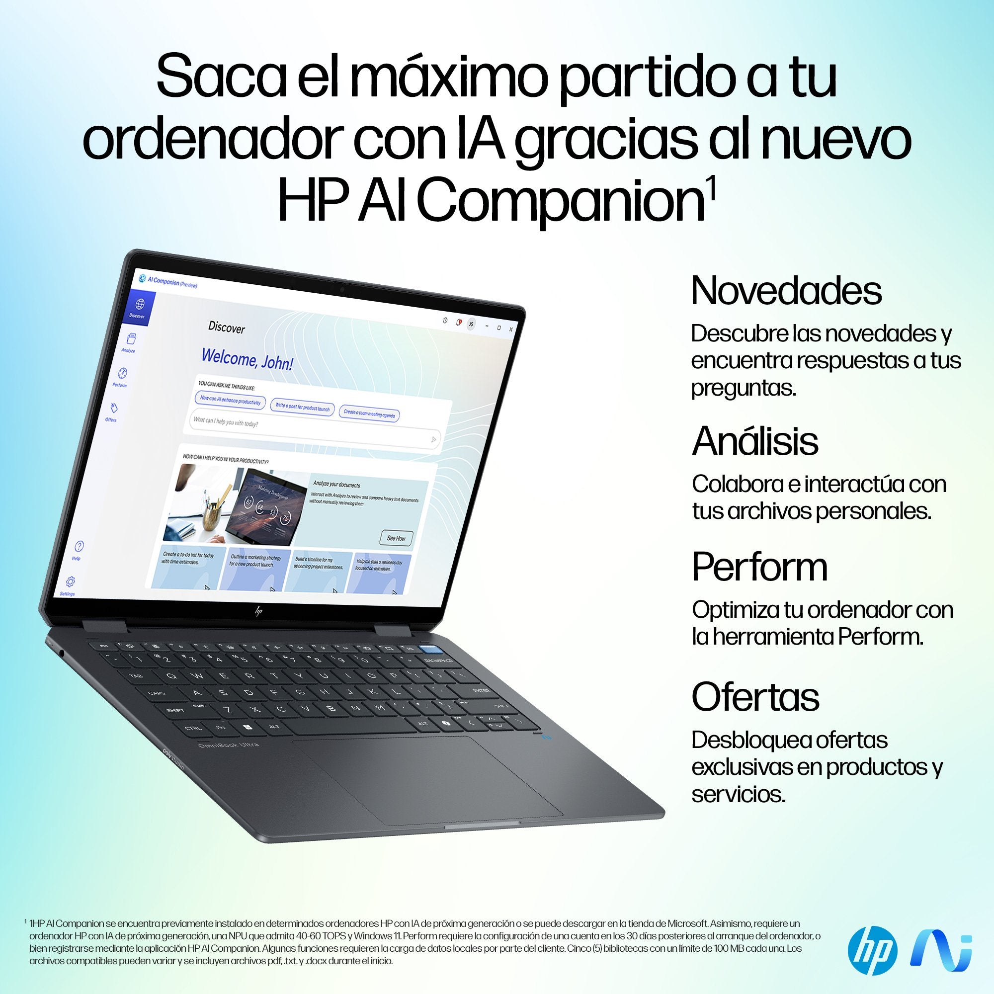 EAN 198828974846 - HP OmniBook Ultra Flip 14-fh0006ns Copilot+ PC Intel Core Ultra 7 258V Híbrido (2-en-1) 35,6 cm (14") Pant imagen 14