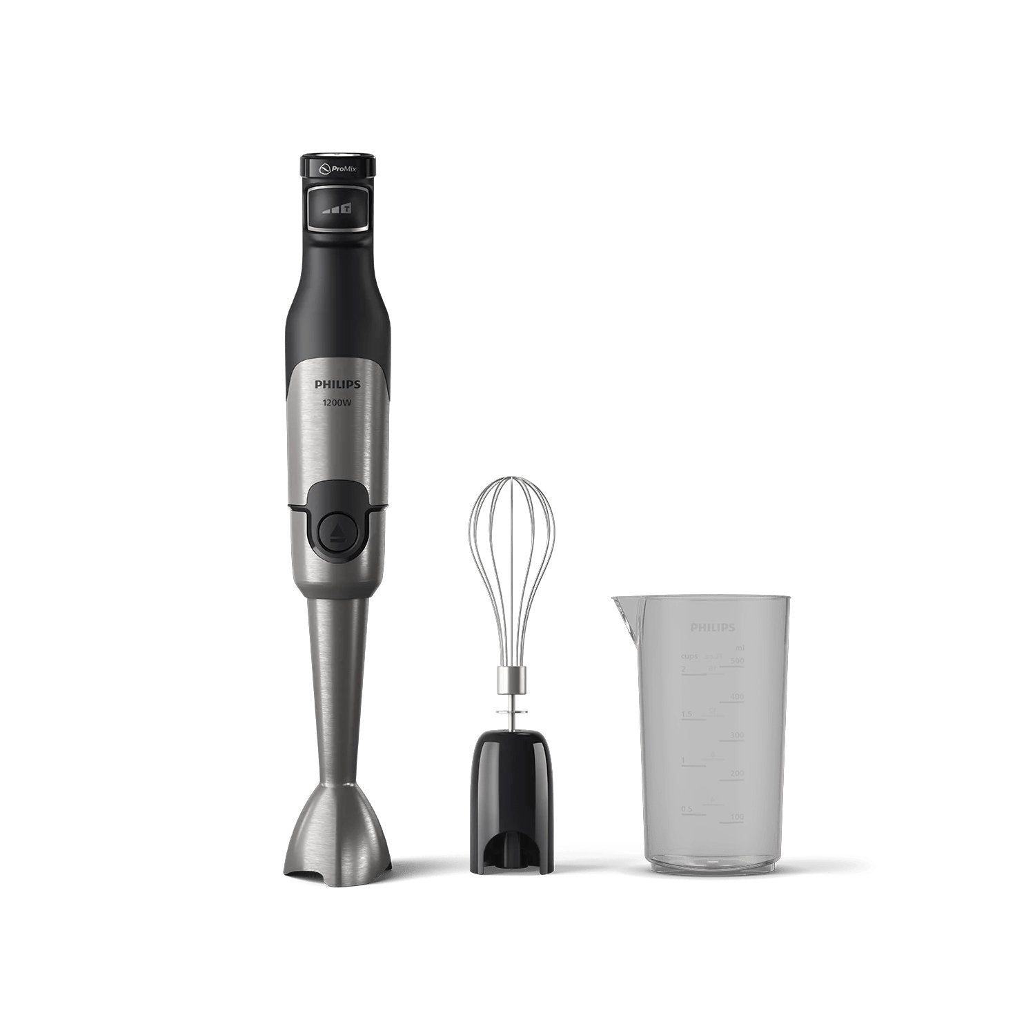 EAN 8720389035340 - Philips 5000 series HR2682/00 licuadora Batidora de inmersión 1200 W Negro, Acero inoxidable imagen 1