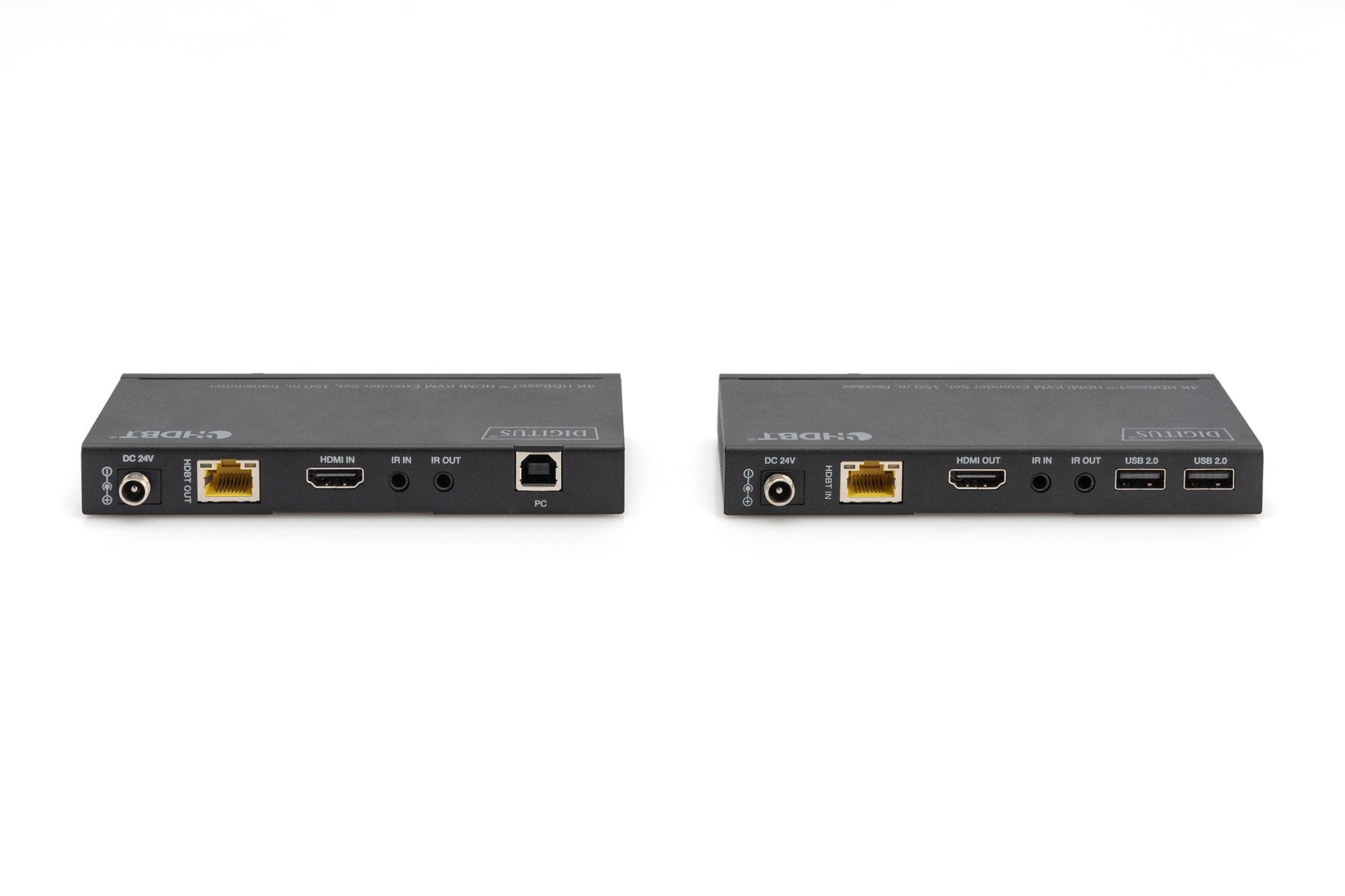 Digitus 4k Hdbaset Hdmi Kvm Extender Set Usb 2.0 150m