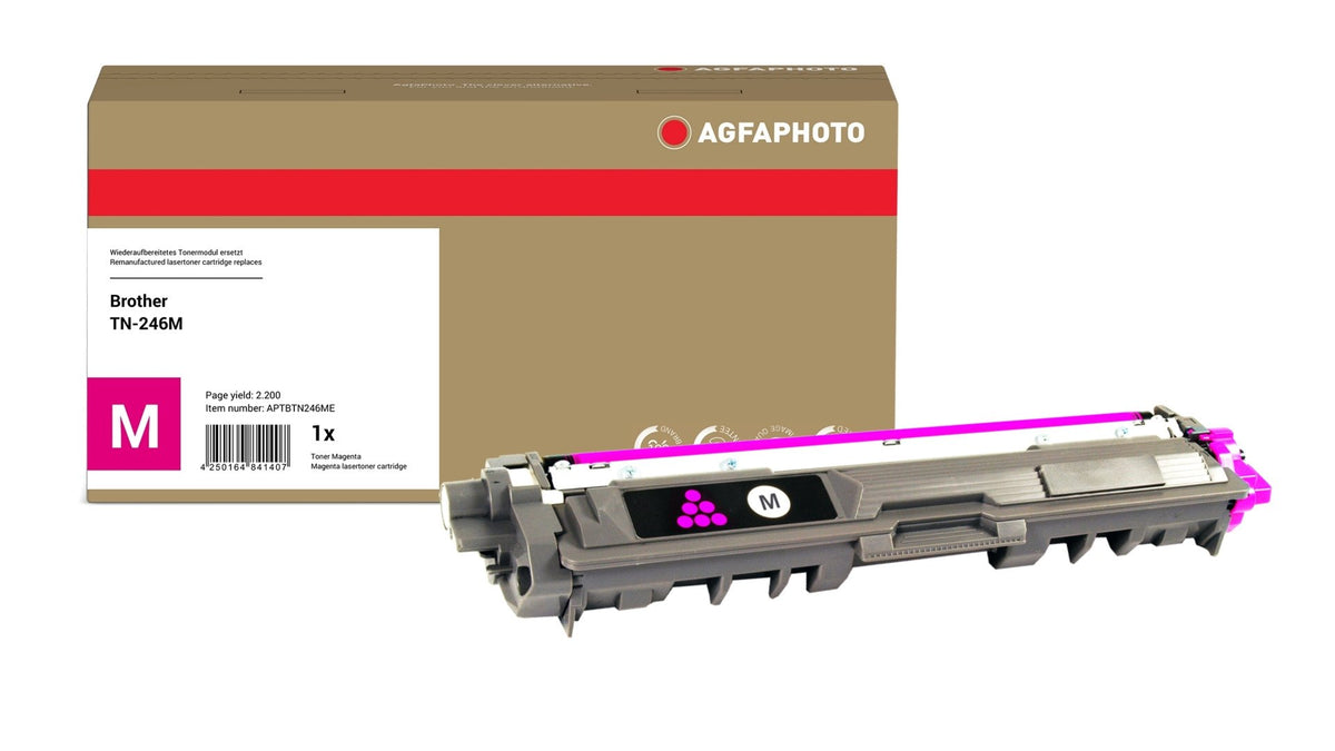 EAN 4250164841407 - AgfaPhoto APTBTN246ME cartucho de tóner 1 pieza(s) Compatible Magenta imagen 1