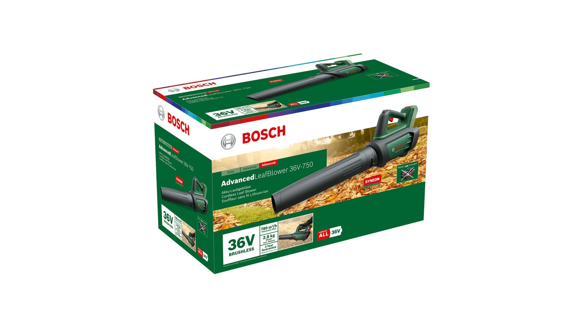 EAN 4059952568942 - Bosch AdvancedLeafBlower 36V-750 imagen 4