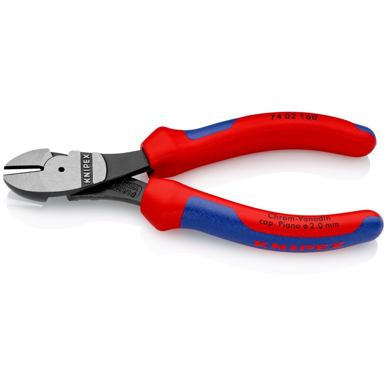 Alicates De Corte Diagonal Knipex Para Trabajos Pesados 160 Mm