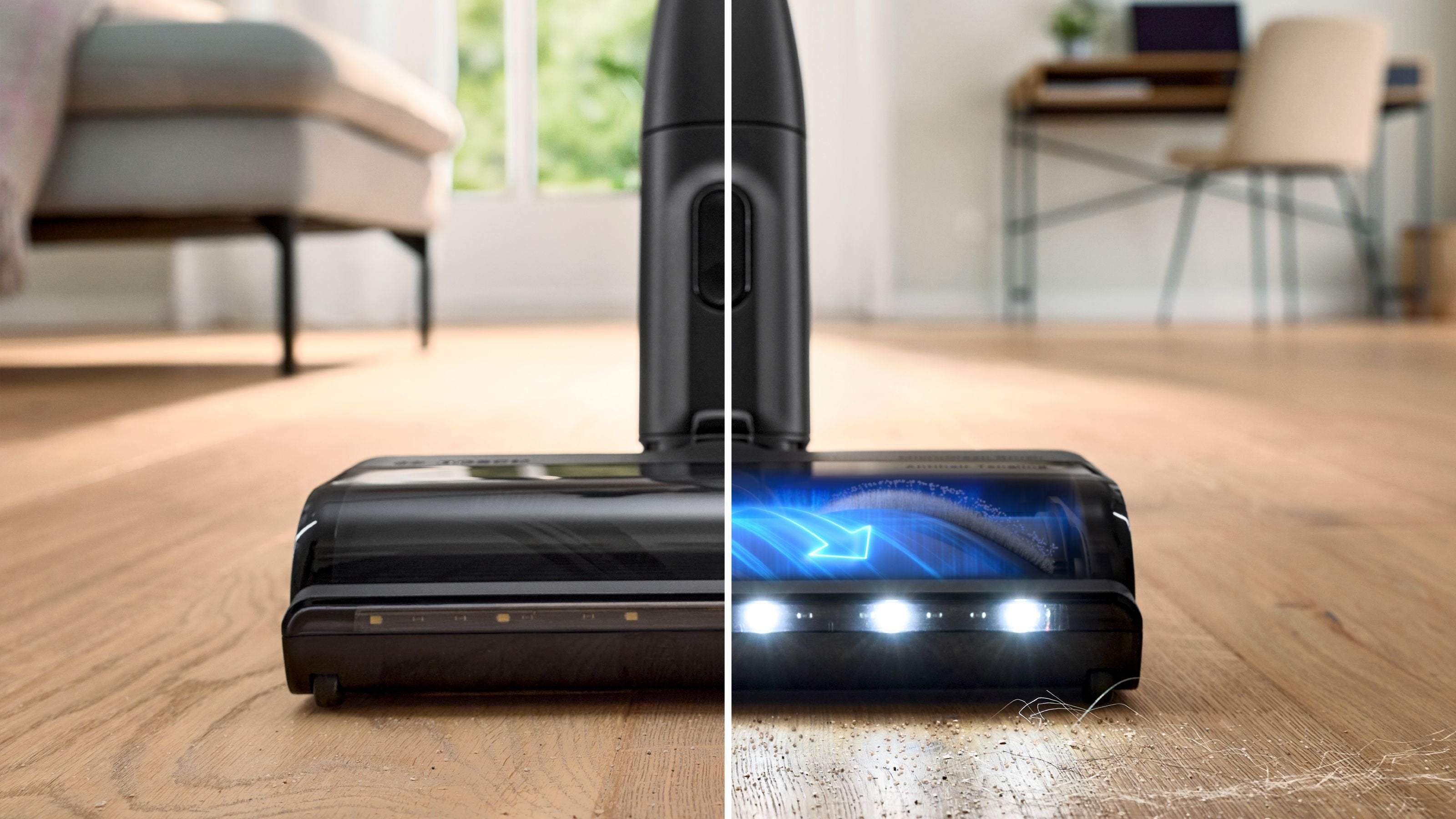 Aspiradora  Bosch Bcs931gac De Pie Y Escoba Eléctrica Aspiradora Escoba Batería Secar Hepa Sin Bolsa 0,4 L Grafito 3 Ah