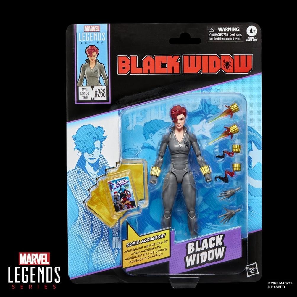 Figura Viuda Negra Black Widow Marvel Legends Series 15cm