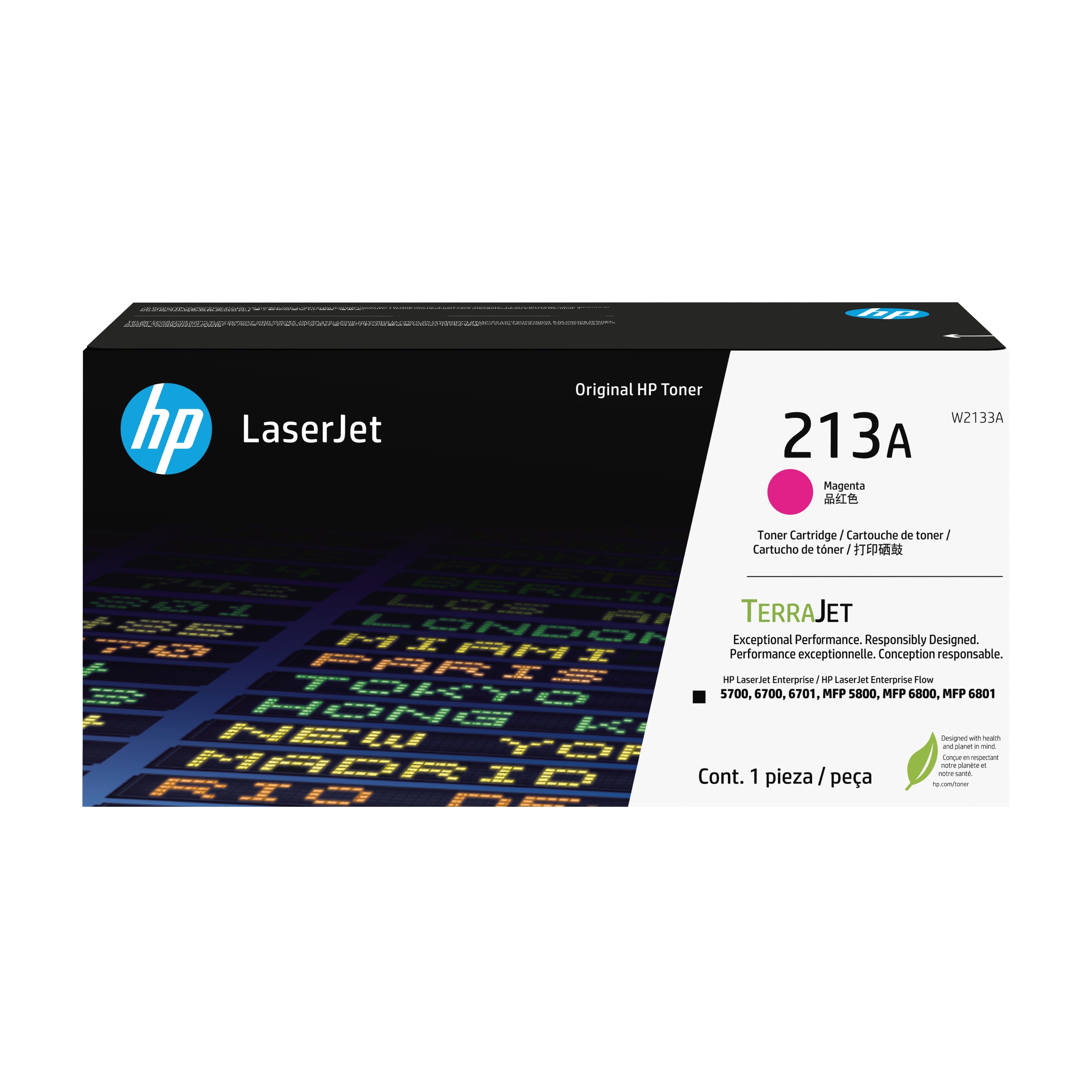 EAN 0195122822675 - HP 213A Mgn Original LaserJet Toner Crtg cartucho de tóner 1 pieza(s) imagen 1