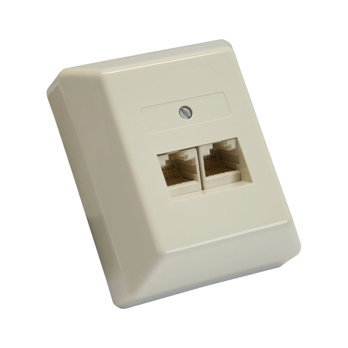 Placa De Pared Inline Isdn 2x Rj45 Hembra 2x 8 Puertos