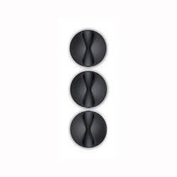 Bluelounge Cabledrop Mini Pack Of 9, Black