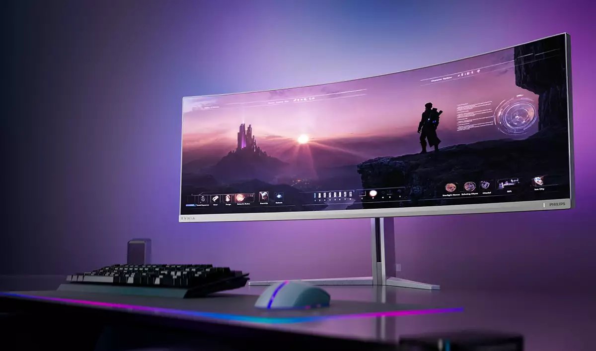 EAN 8712581803926 - Philips Evnia 8000 49M2C8900L/00 pantalla para PC 124,2 cm (48.9") 5120 x 1440 Pixeles Dual QHD QD-OLED B imagen 7