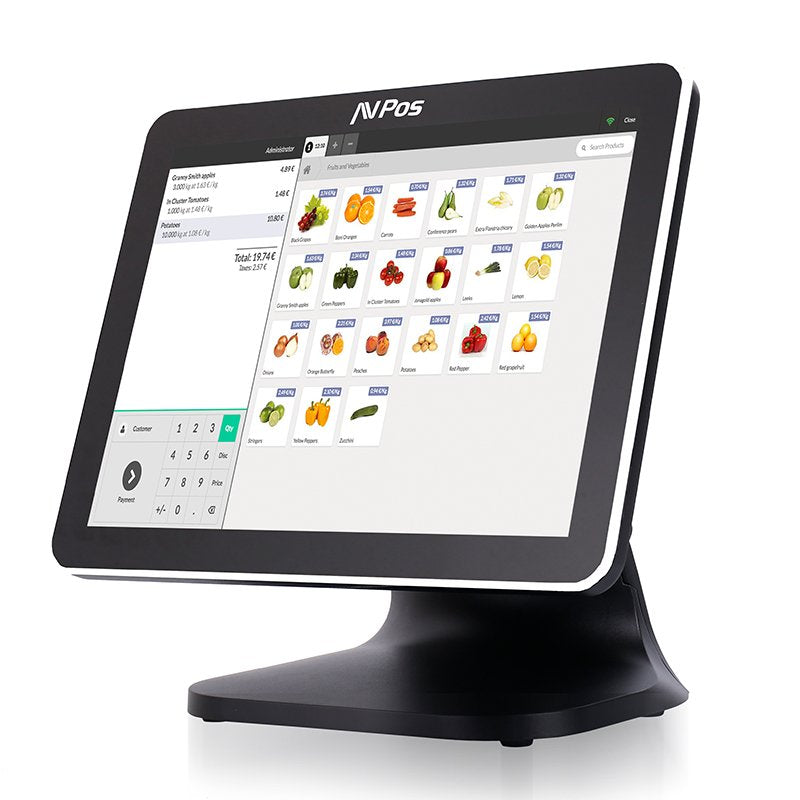 EAN 0741049304819 - AVPos AVP-K5000B-I7-24 Terminal Punto Venta (TPV) 38,1 cm (15") 1024 x 768 Pixeles Pantalla táctil imagen 3