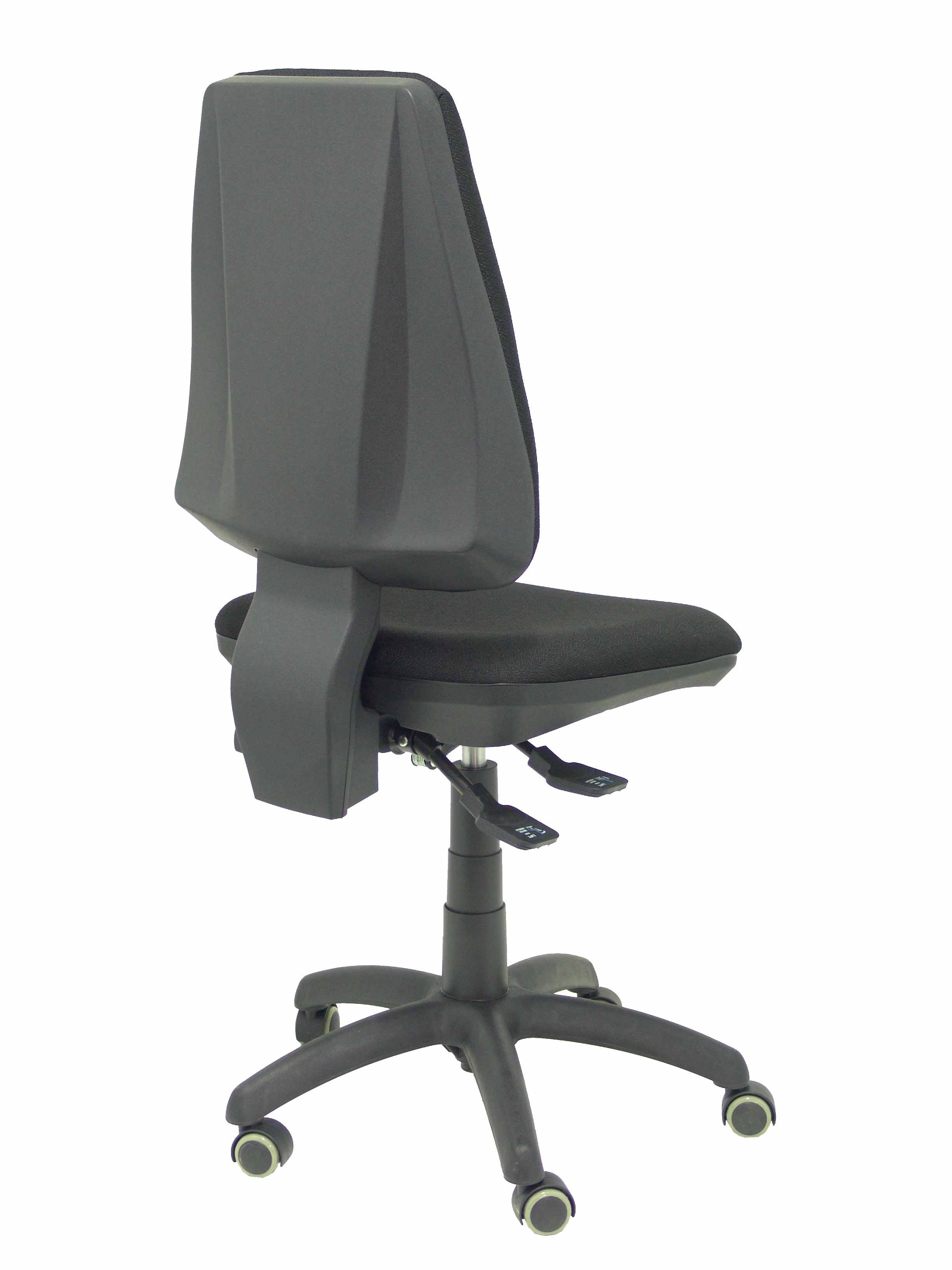 Silla Elche S Bali Negro Ruedas De Parquet