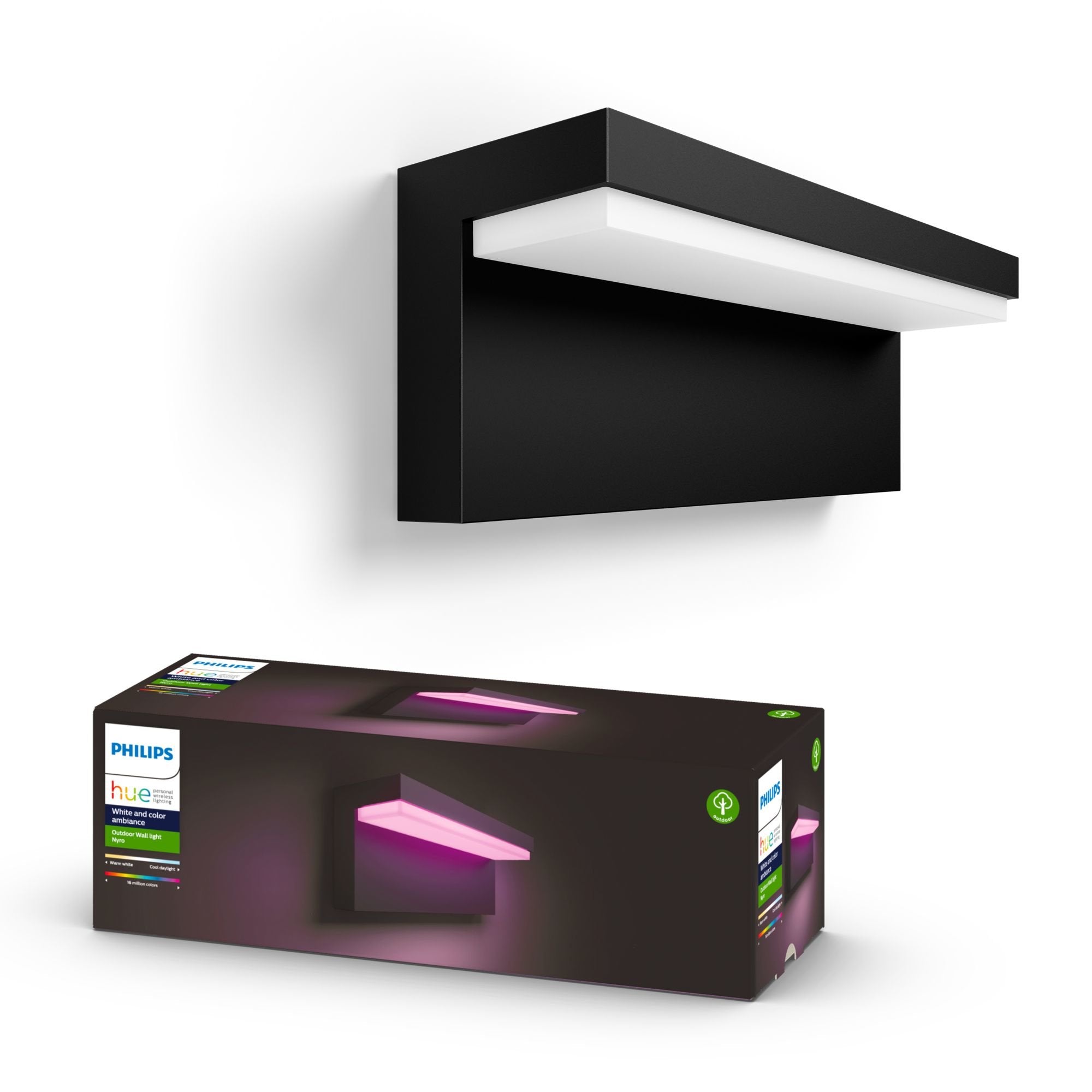 Philips Hue Nyro  Kinkiet Black 1x13.5 W