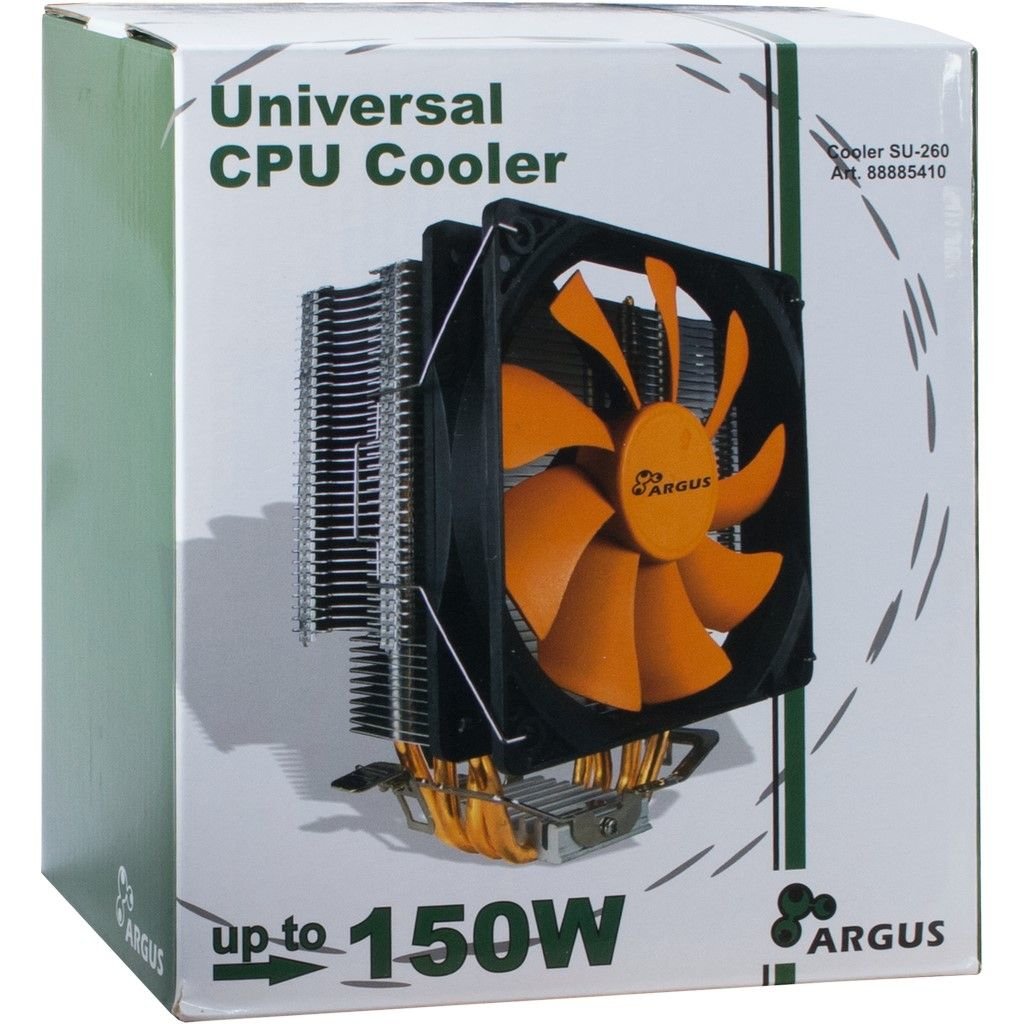 Disipador Inter-Tech Argus Su-260 Ventilador Activo De 120 Mm