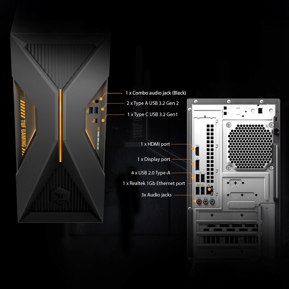 EAN 4711636357142 - ASUS TUF Gaming T500 TM500MH-0R5220032W AMD Ryzen™ 5 220 16 GB DDR5-SDRAM 1 TB SSD NVIDIA GeForce RTX 506 imagen 6