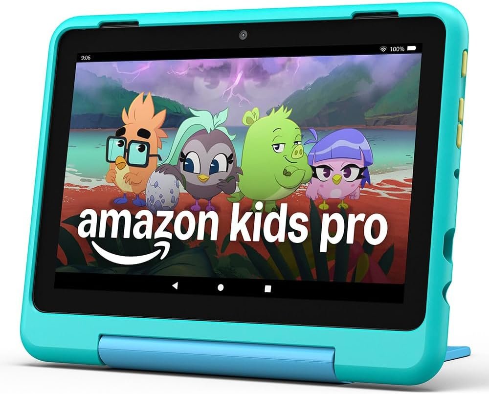 Tablet Amazon Fire Hd 8 Kids Pro  (2024) Wifi 32gb 6 Bis 12 Jahre Hello Teal B0cvdmgb9n
