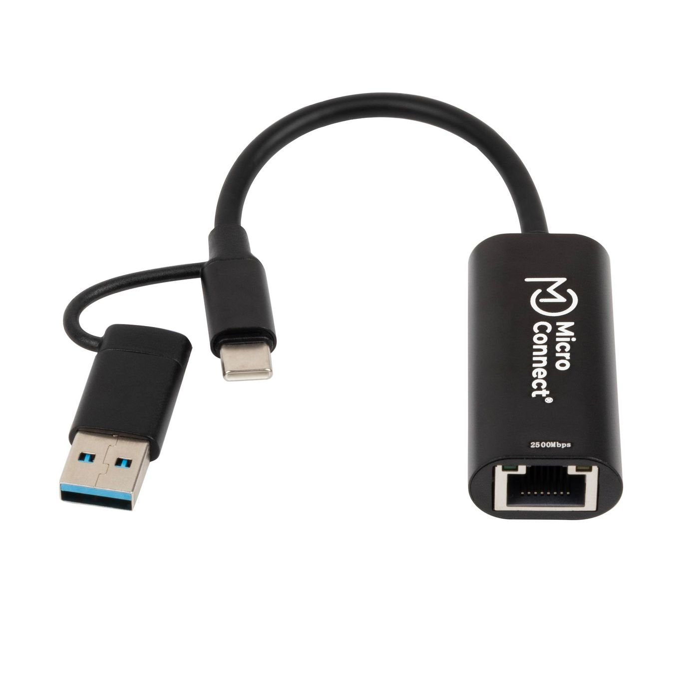 EAN 5715063053416 - Microconnect MC-USBACNET2.5G cambiador de género para cable USB C RJ-45 Negro imagen 2