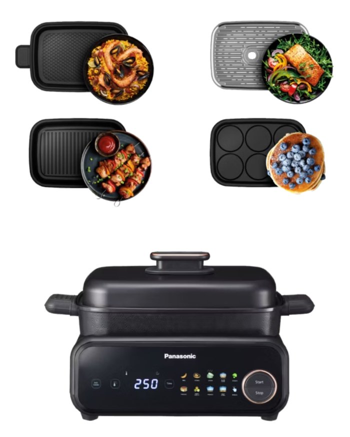 EAN 5025232982622 - Panasonic NF-GM400KXE olla multi-cocción 2,5 L 1524 W Negro, Oro rosa imagen 8