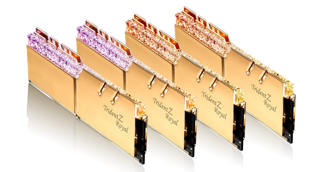 Memoria Ram G.Skill Trident Z Royal 64 Gb (8 X 8 Gb) Ddr4 3600 Mhz Cl14 F4-3600c14q2-64gtrgb