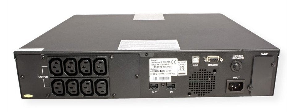 Roline Linesecure Iii 1500r - Line Interaktive Usv 19 Rackversion