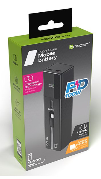 EAN 5907512876749 - Tracer Quant Ión de litio 10000 mAh Negro imagen 4