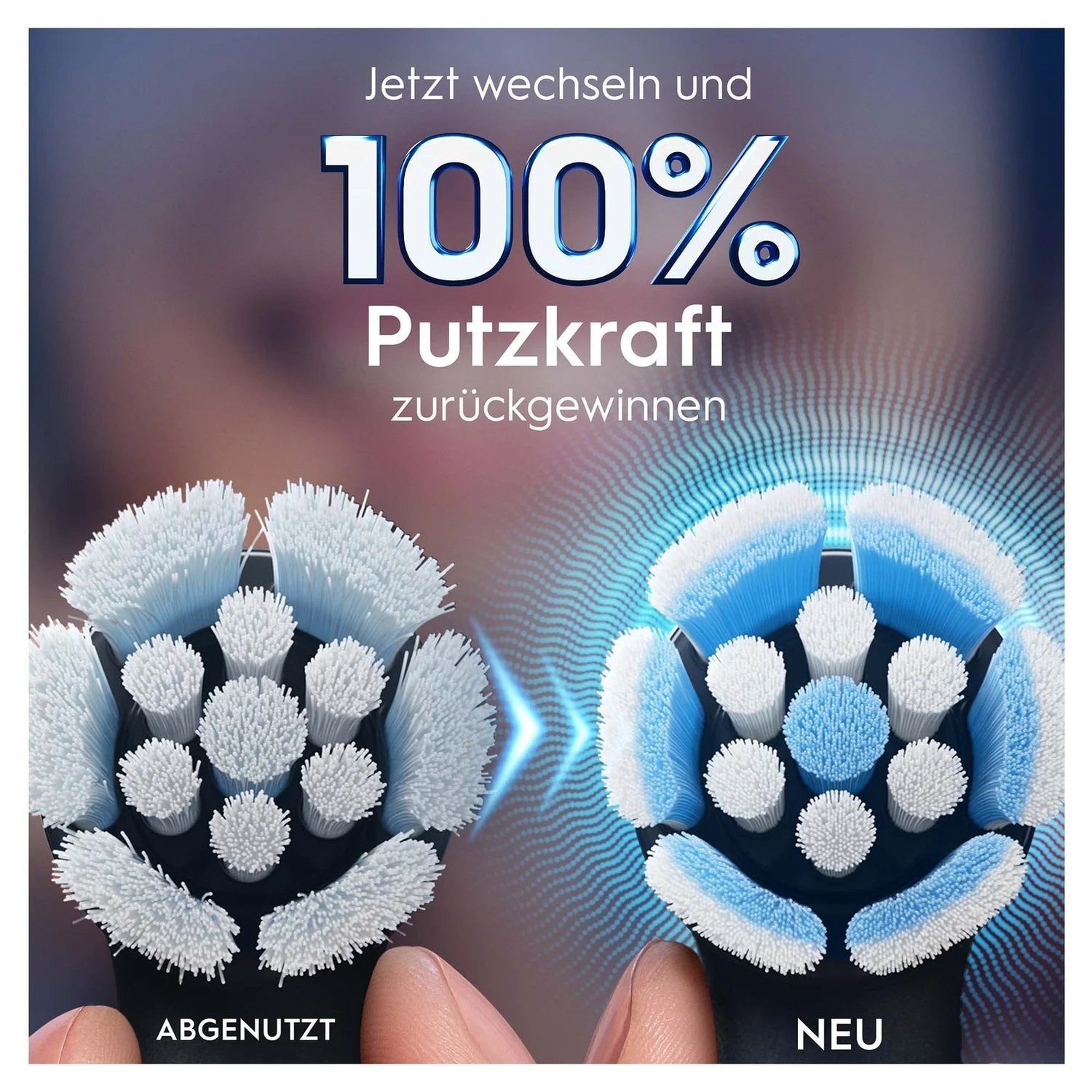 Oral-B Io Aufsteckbürsten Sanfte Reinigung Black 4er