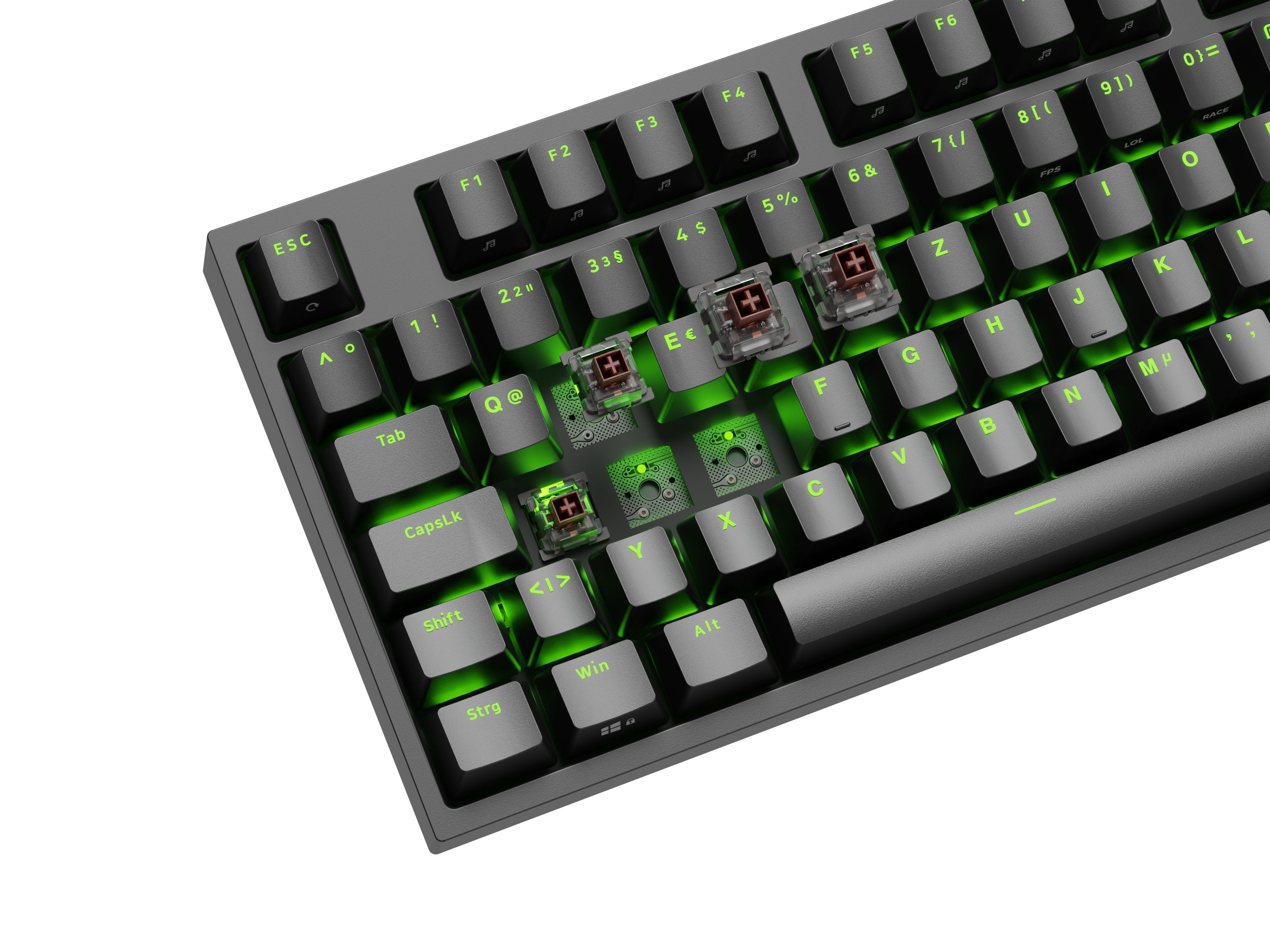 Genesis Gaming Tastatur Thor 404 Tkl Kaihl Cablegeb. (De)