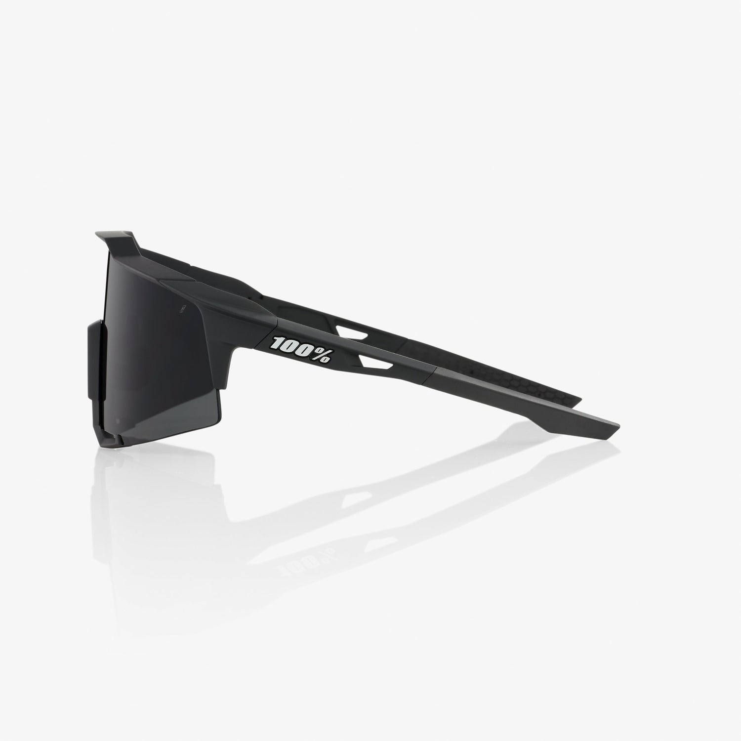 100% Speedcraft - Smoke Lens Soft Tact Black