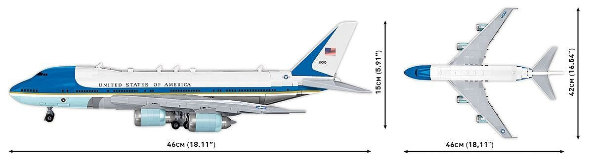 Cobi Boeing 747 Air Force One Cobi-26610